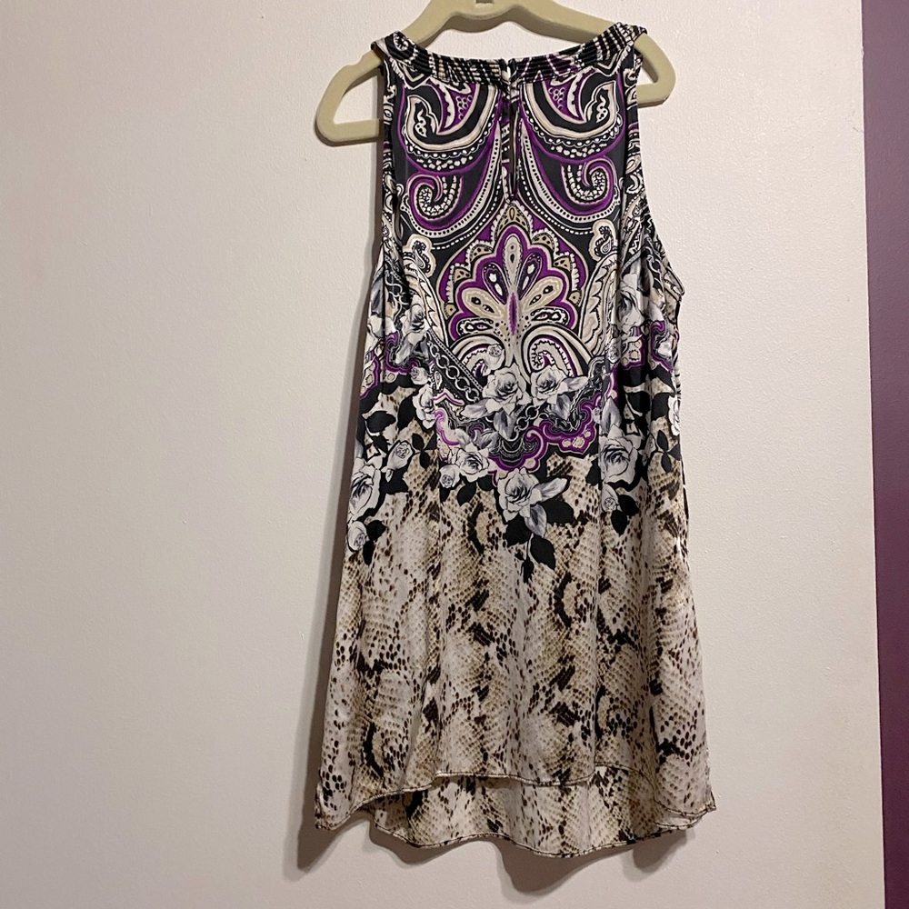 White house black market silk halter size 2